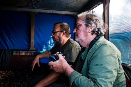This outstanding French journalist, photographer and great reporter covers the war in Ukraine and in the conflict zones. He has covered a number of major conflicts in Europe, the Middle East and Africa. Yan Morvan is considered in the world of photojournaのeditorial素材