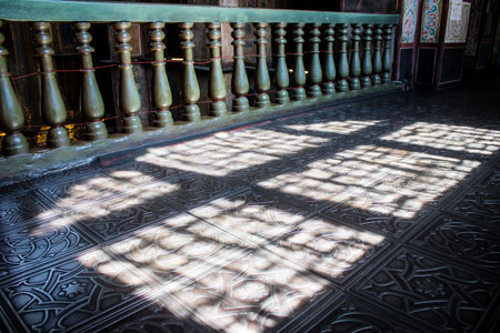 Inside Saint Sophia Cathedral in Kyiv, an architectural monument of Kievan Rus. The former cathedral is one of the city's best known landmarks and the first heritage site in Ukraine to be inscribed on the World Heritage List. The cathedral is famous for iのeditorial素材