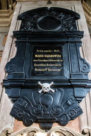 Lviv, Ukraine, August 28, 2024 Church of the Most Holy Apostles Peter and Paul in Lviv. It is in this church that religious ceremonies take place every day before the burial of Ukrainian soldiers.の写真素材