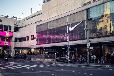 Tel Aviv, Israel, â€‹March 16, 2026 Daily scene on the iconic Dizengoff Street, showing the...