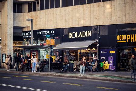 Tel Aviv, Israel, â€‹March 16, 2026 Daily scene on the iconic Dizengoff Street, showing the...