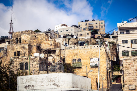 Hebron, West Bank, December 19, 2025 Quiet and deserted streets in the H1 sector during Friday...