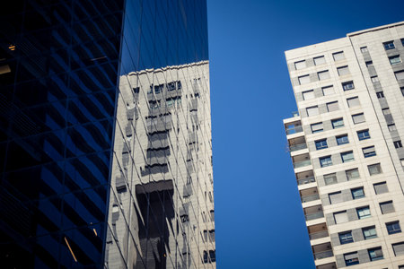 Tel Aviv, Israel, March 17, 2026 Wide shot highlighting the transparent qualities and reflective...