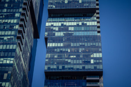 Tel Aviv, Israel, March 17, 2026 Panoramic documentation of the architectural density and ongoing...