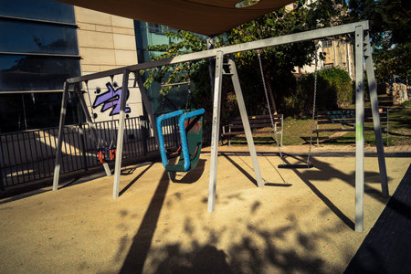 Tel Aviv, Israel, January 9, 2026 A street view of Tel Aviv, revealing the unique blend of modern architecture and urban life against the backdrop of ongoing regional conflict.のeditorial素材