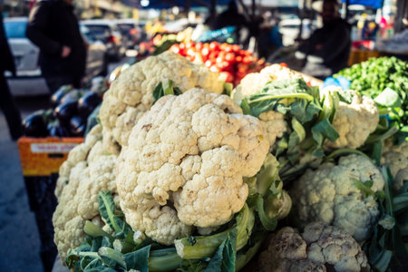 Hebron, West Bank, December 18, 2025 Seasonal vegetables at a local Palestinian market. The...
