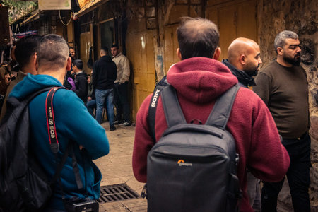 Hebron, Palestinian Territory, February 5, 2026 Professional Palestinian journalists and local media...