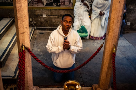 JERUSALEM, ISRAEL - FEBRUARY 21, 2026 Various global Christian denominations gathered in prayer in...