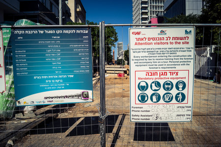 Tel Aviv, Israel, January 3, 2026 A street view of Tel Aviv, revealing the unique blend of modern...