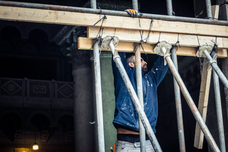 Jerusalem, Israel, 19 February 2026. Historic removal of the 3-ton Holy Sepulchre portal. First...
