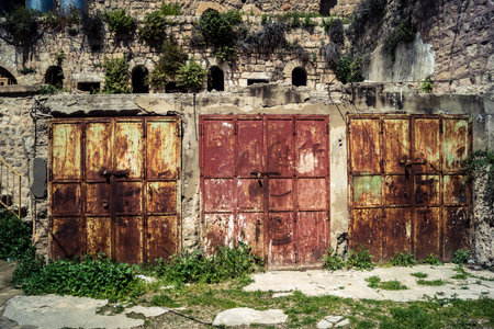 Hebron, West Bank, Palestine, March 28, 2026 The historic stone streets and ancient vaulted alleys...