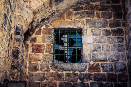 Hebron, West Bank, Palestine, March 28, 2026 The historic stone streets and ancient vaulted alleys...