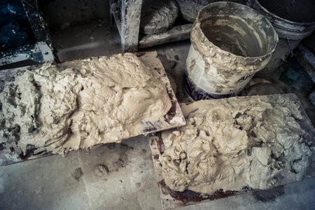 Hebron, West Bank, Palestine, March 28, 2026 A traditional Palestinian ceramics factory in the...