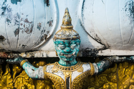 Krabi, Thailand, January 15, 2025 Wat Tham Suea, a Buddhist temple located in Krabi. Buddhism is the predominant religion in Thailand. The state does promote Buddhism and guarantees religious freedomのeditorial素材