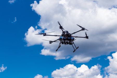Donbas, Ukraine, August 13, 2025 Ukrainian soldier pilot a Baba YAGA drone, training to lunch mines....