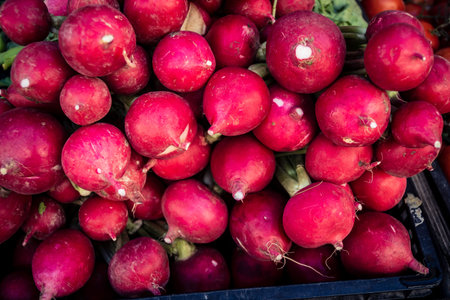 Hebron, West Bank, Palestine - February 12, 2026 Fresh vegetables on display at a traditional street...