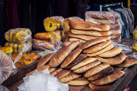 Hebron, West Bank, Palestine, March 31, 2026 Local street vendors are seen displaying a variety of...