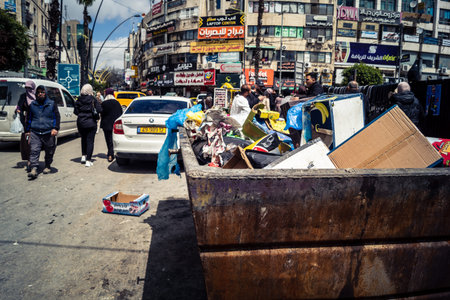 Hebron, West Bank, Palestine, March 31, 2026 A general view of the urban landscape and daily...