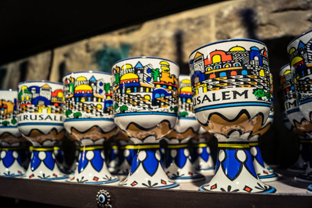 Hebron, West Bank, Palestine, April 02, 2026  Inside the historic Canaan Traditional Glass Factory,...