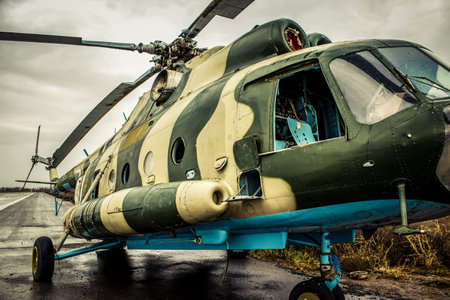 Kherson, Ukraine, November 21, 2022 Destruction of Kherson International Airport in Chornobaivka,...