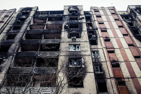 Irpin, Ukraine, March 10, 2023 Irpin is a heroic town in Ukraine located next to the city of kyiv....