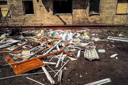 Kharkiv, Ukraine, June 11, 2025 A residential building in Kharkiv was hit by a Russian Shahed drone....