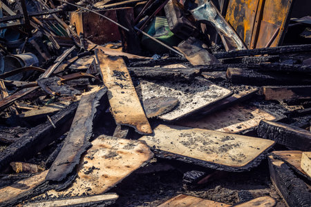 Kharkiv, Ukraine, June 11, 2025 A house in Kharkiv was hit by a Russian Shahed drone. The damage was...