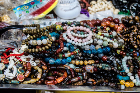 Siem reap, Cambodia, January 14, 2025 Souvenirs shop at Angkor Wat temple, a Hindu-Buddhist temple...