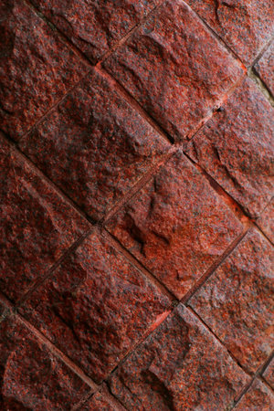 old red brick wall textureの写真素材
