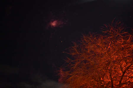 full moon over the sky at night