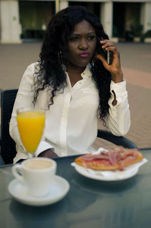 Mediterranean breakfastの写真素材