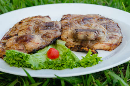 delicious and spectacular Colombian food to enjoy with family and friendsの写真素材