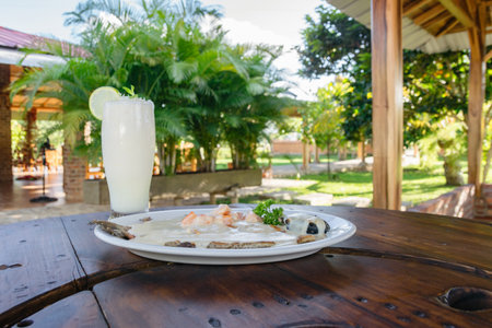 delicious and spectacular Colombian food to enjoy with family and friendsの写真素材