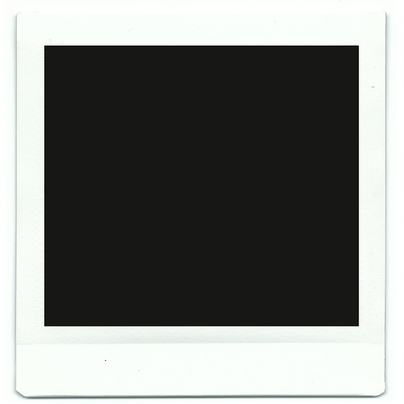Blank photo frame isolated on white backgroundの写真素材
