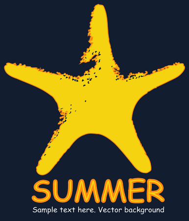 Starfish. Vectorのイラスト素材