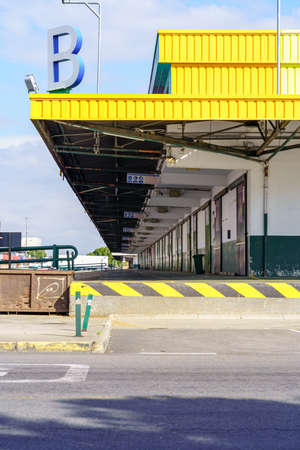 Mercamadrid, Madrid, Spain - May 2, 2022: Madrids central fruit and vegetable market on a holiday without working.のeditorial素材