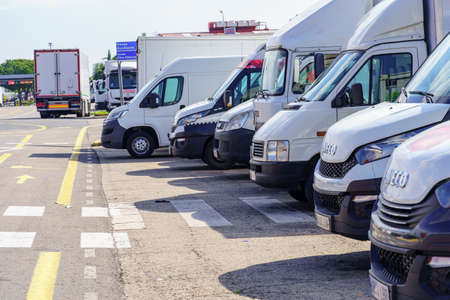 Mercamadrid, Madrid, Spain - May 2, 2022: Madrids central fruit and vegetable market on a holiday without working.のeditorial素材