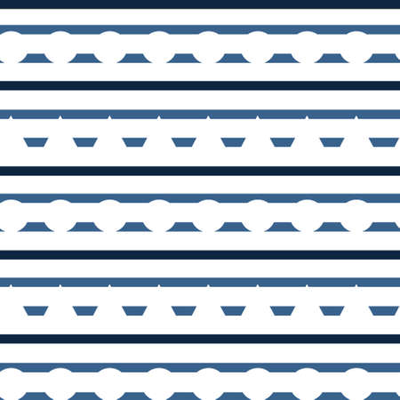 Horizontal colorful stripes with circles and triangles background. abstract design for wrapper, gift, fashion, paper texture illustrationのイラスト素材