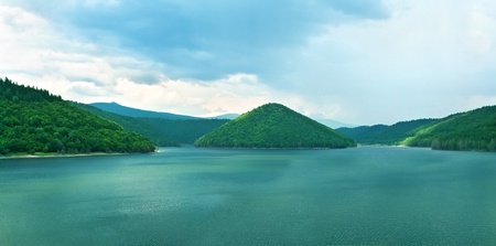 Mountain lakeの写真素材