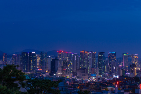 Seoul City the capital of South Korea.のeditorial素材