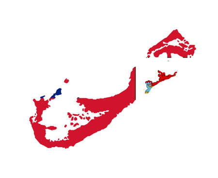 Bermuda Flag National North America Emblem Map Icon Vector Illustration Abstract Design Elementのイラスト素材