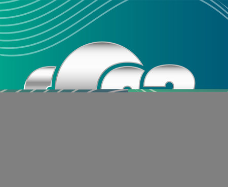 2023 Gray Happy New Year Holiday Abstract Vector Illustration Design With Green Gradient Backgroundのイラスト素材