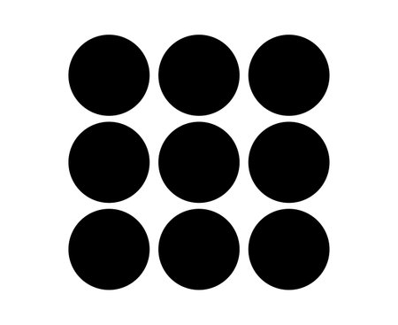 Circle Shape Collection Black Element Symbol Vector Graphic Design Illustrationのイラスト素材