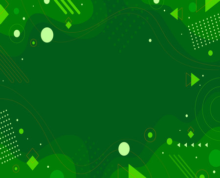 Background Abstract Creative Green Artistic Design Vector Illustrationのイラスト素材