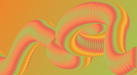 Blend Fluid Flowing 3D Abstract Background Gradient Design Vector Illustration