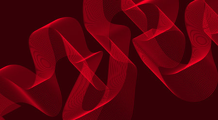 Abstract Blend Lines Wavy Curved Background Pink Design Vector Illustrationのイラスト素材