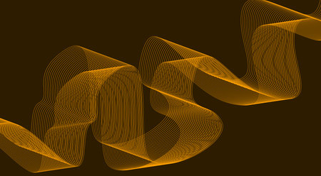 Abstract Blend Lines Wave Background Brown Color Design Vector Illustrationのイラスト素材
