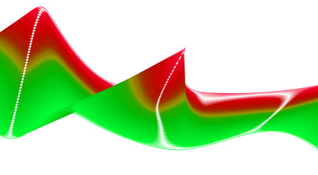 Blend Wavy Curved Design Gradient Colors Abstract Background Vector Illustrationのイラスト素材