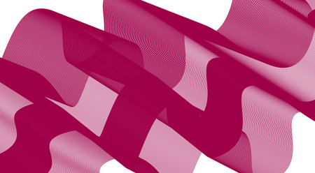 Wavy Blend Curved Maroon Color Abstract Background Design Vector Illustrationのイラスト素材
