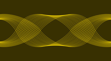 Wavy Blend Curved Background Brown Abstract Design Vector Illustration